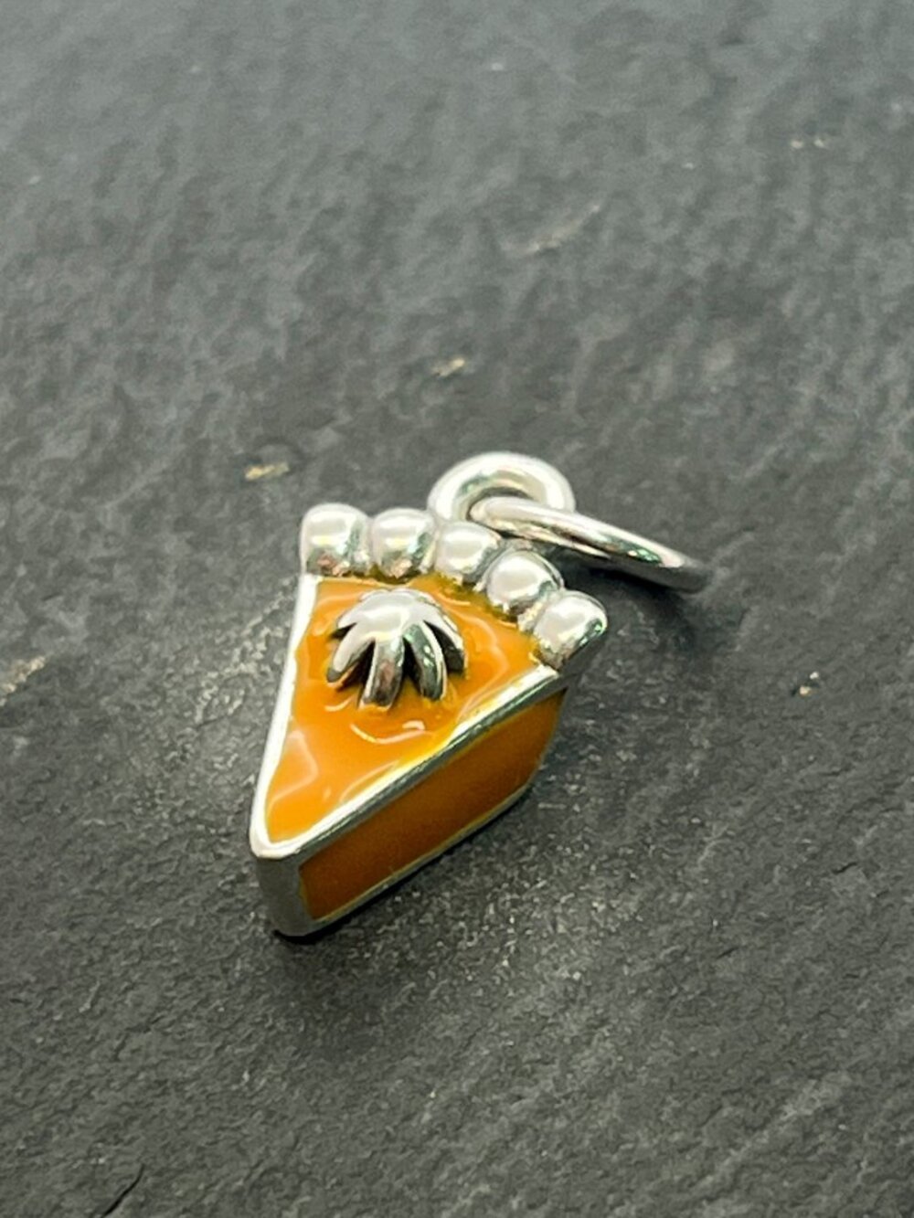 James Avery S925 Sterling Silver Pumpkin Pie Slice Charm